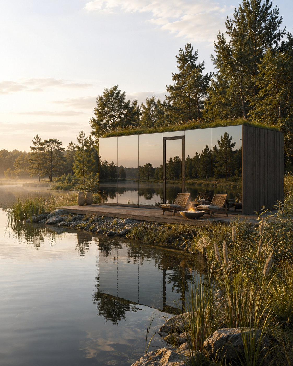 AERA DOMUS on a lakeside plot